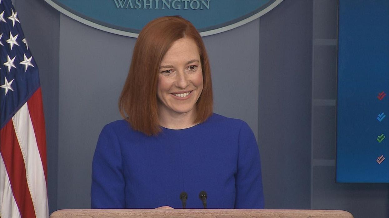 Fox News tried to trip up Jen Psaki with a bogus voting law claim — but she quickly set the record straight
