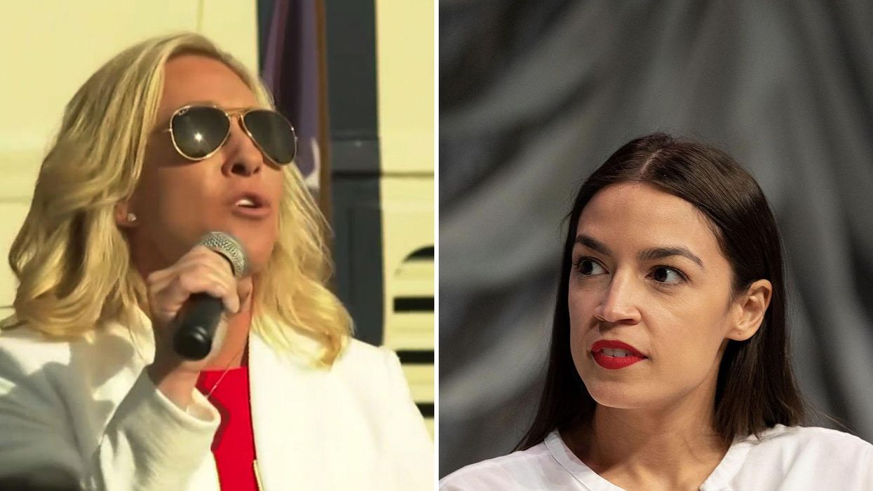 Marjorie Greene wants to debate AOC over the Green New Deal — but admits she's yet to read 'all 14 pages' of the bill