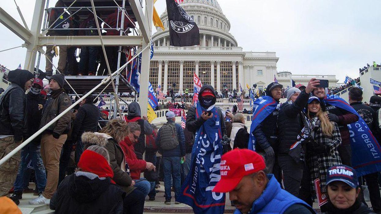 State GOP lawmaker claims he left the US Capitol while it was 'still peaceful' — but footage proves otherwise