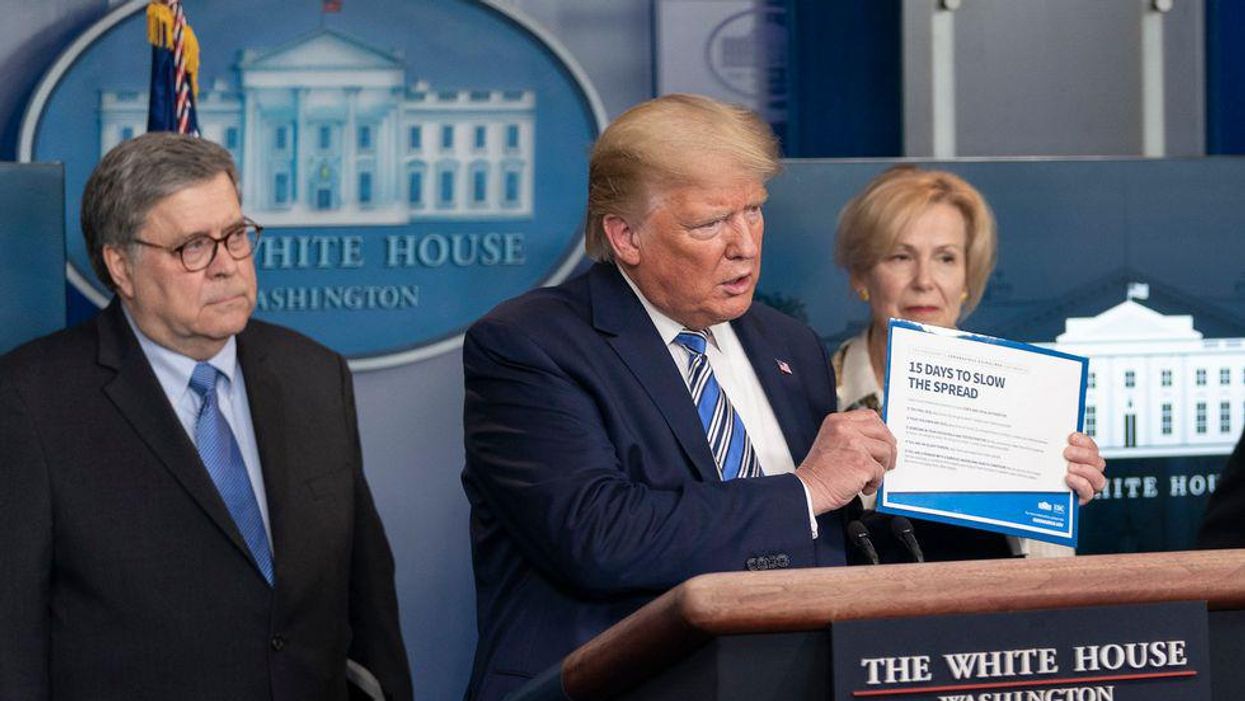 Trump is trying to clean up his reputation by relying on an ancient blame game