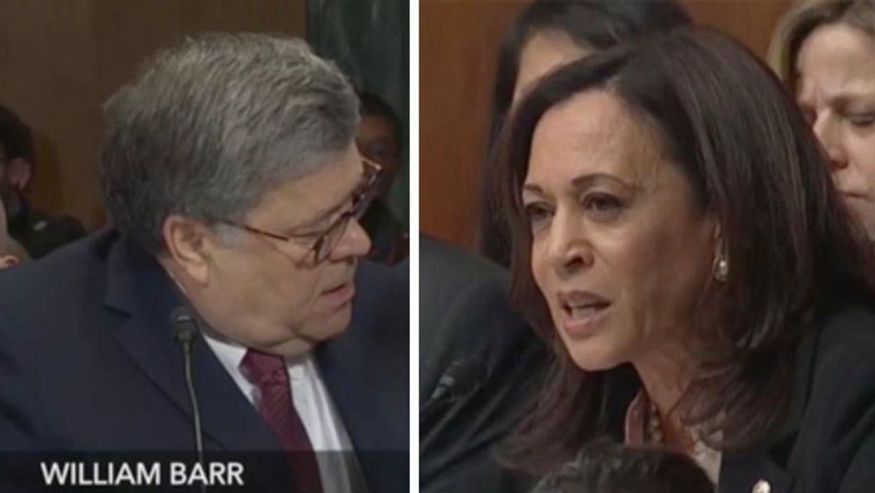 A damning exchange between Kamala Harris and Bill Barr looks even worse now