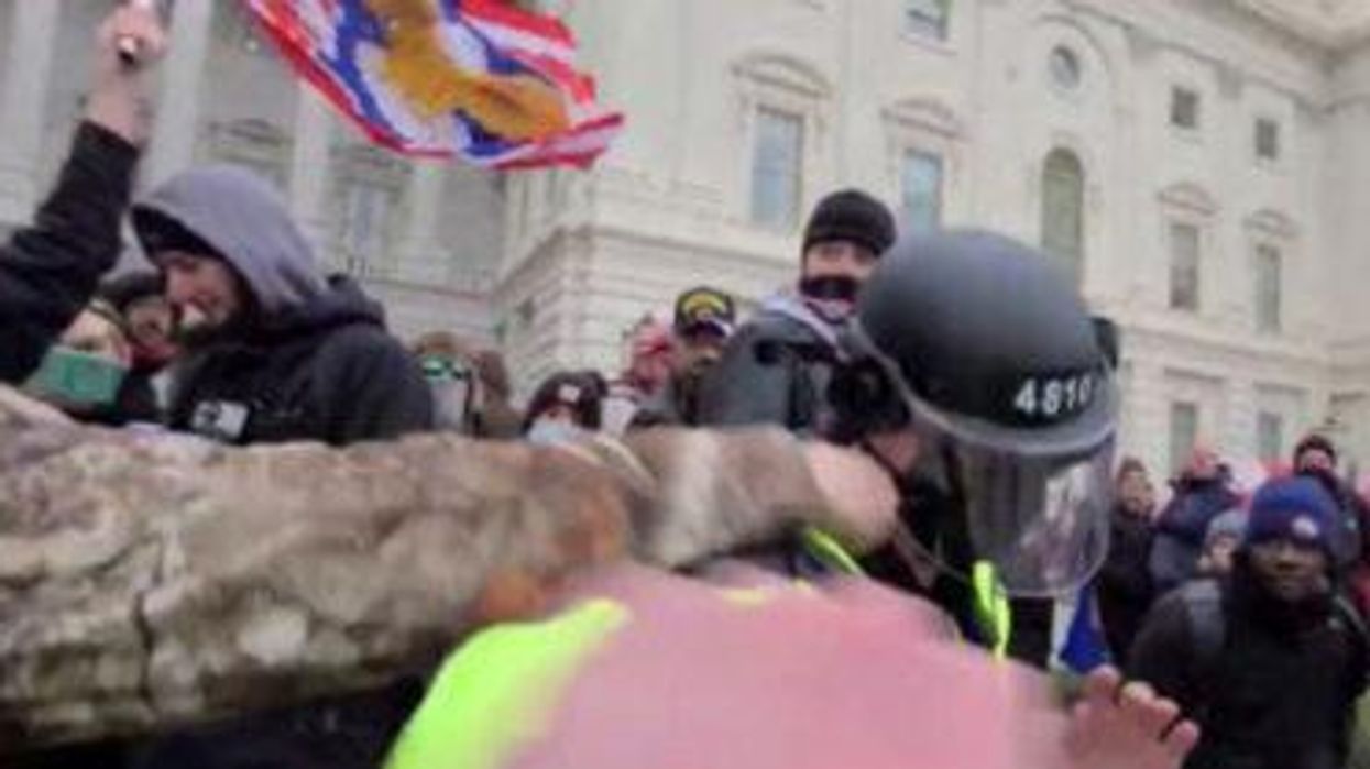 DOJ releases video of Trump insurrectionist punching federal officer in the face