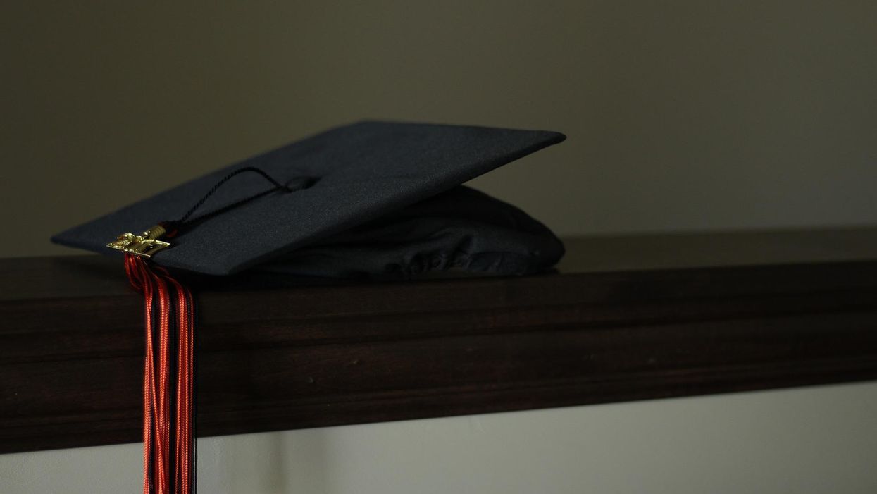 Watch: Former NRA President baited into speaking at faux graduation