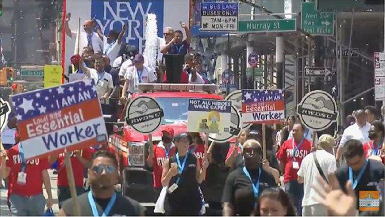 New York throws a parade -- and essential workers say ‘Fuhgettaboutit!’