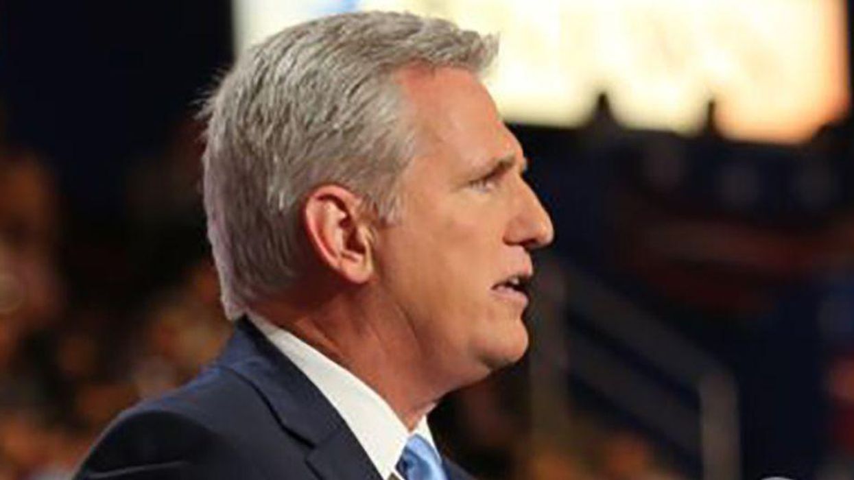 The 'GOAT': Kevin McCarthy mocked for coyly dodging questions during brief interview
