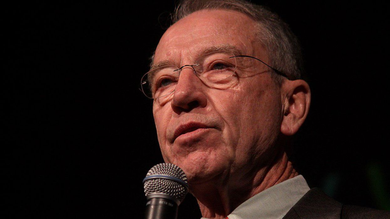 Journalist fact-checks Chuck Grassley's outrageous attempt to blame Democrats for Trump's attempted coup