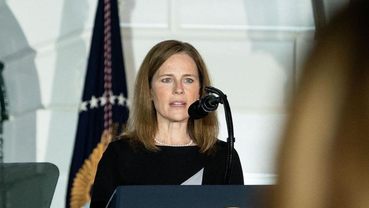 'Amy Coney Barrett is a coward': Conservatives rage at the newest justice over vaccine mandate case
