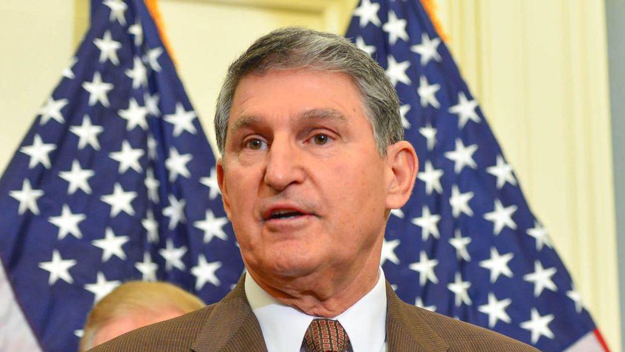 Protesters target Joe Manchin in West Virginia: Stop hiding behind 'cowardly filibuster'