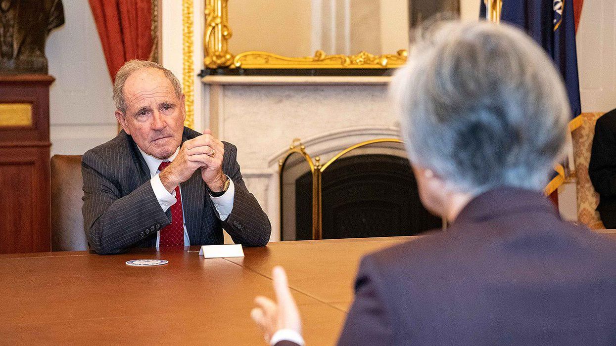 Republican senator refuses to discuss new footage of MAGA rioters smashing up his office