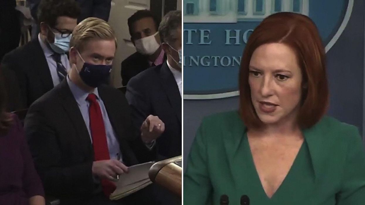 'Let me unravel this': Psaki corners Doocy over false claim DOJ called parents 'domestic terrorists'