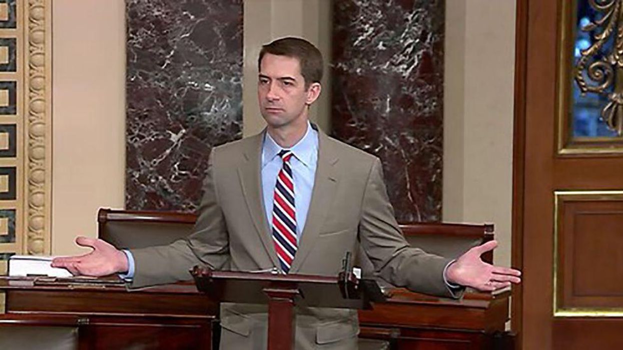 Tom Cotton told reporters to 'get your popcorn ready' before demanding 'shameful' Merrick Garland’s resignation