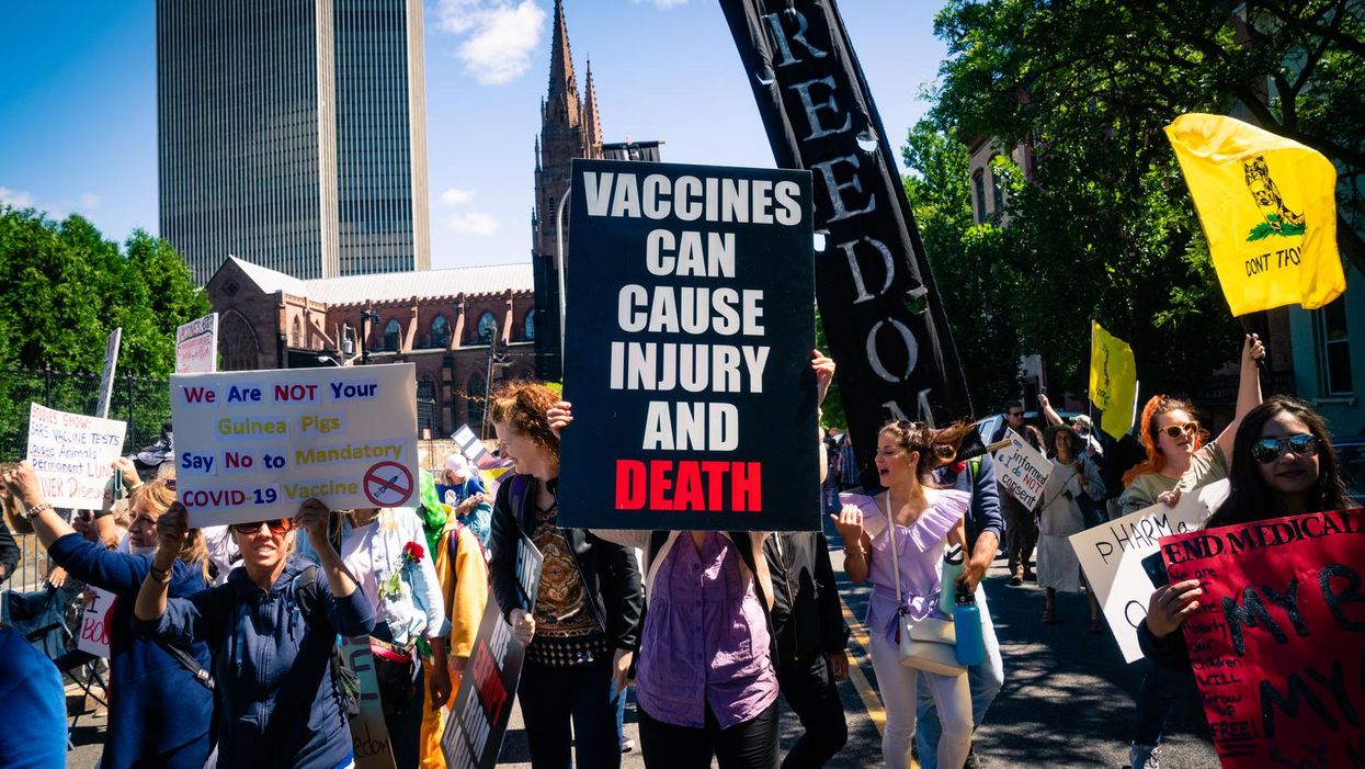 Anti-vaxxers are pushing unscientific and 'potentially dangerous' ways to de-vaccinate' Americans: report