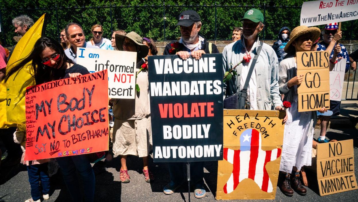 The far right is using anti-vaxx sentiment to radicalize Republicans