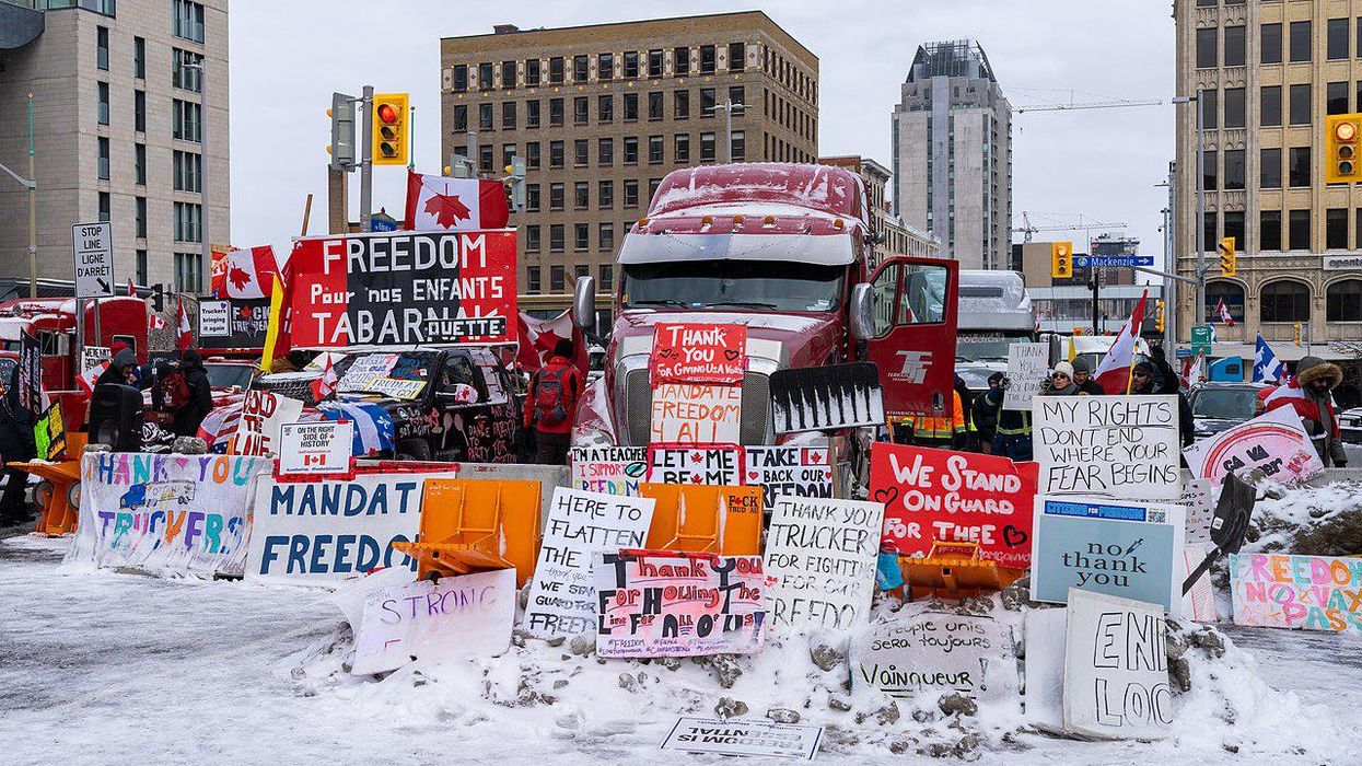 Ottawa residents respond to anti-vax truckers with a song about gay cowboys
