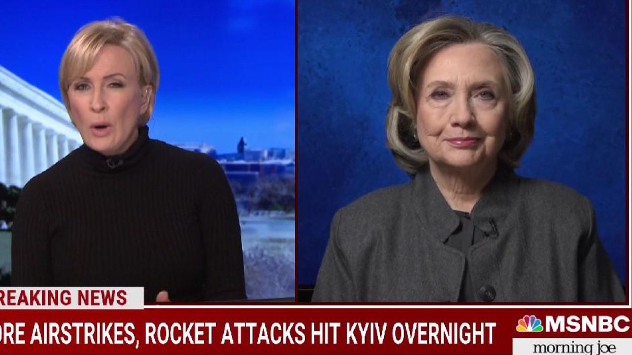 Watch: Hillary Clinton highlights the dangers of GOP supporting Putin amid chaos in Ukraine