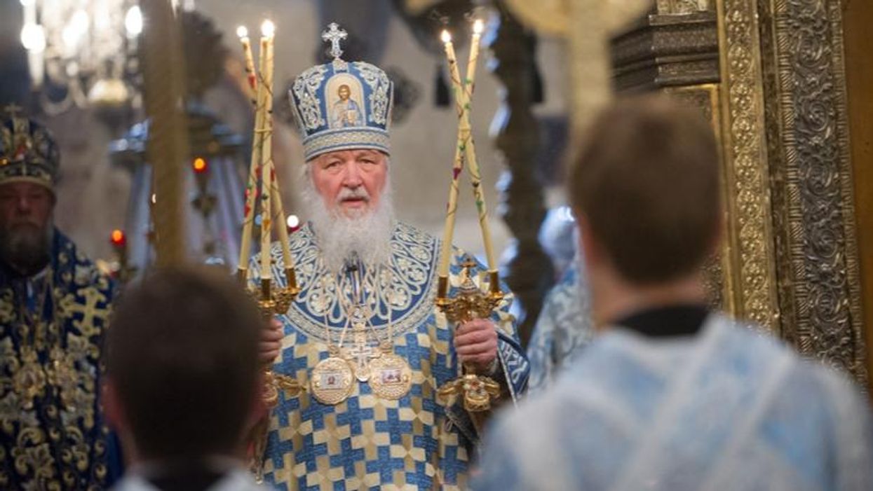 Bedazzled Russian cleric claims Vladimir Putin is saving Ukraine from 'horrific' gay pride parade