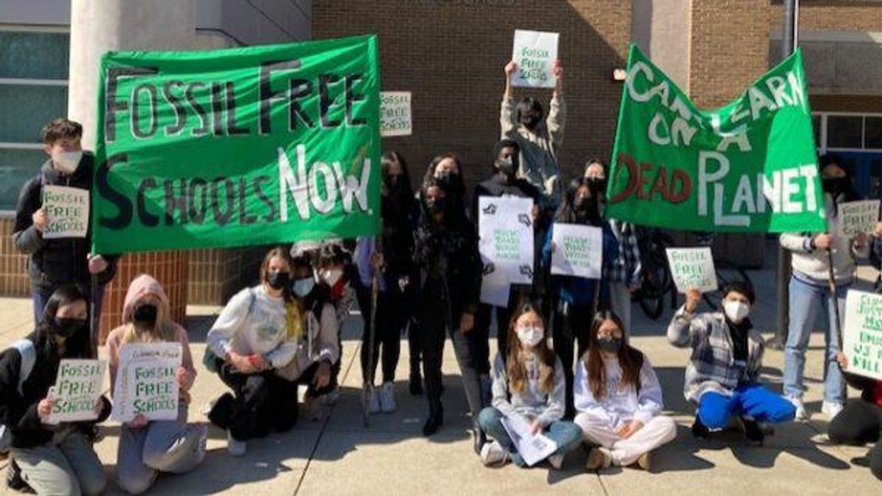 'Can't learn on a dead planet': students demand school system 'get serious about climate change'