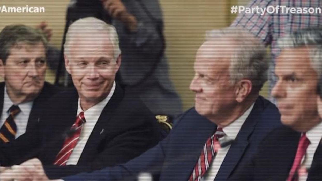 'Party of Treason': GOP lawmakers face questions over viral Russian ad