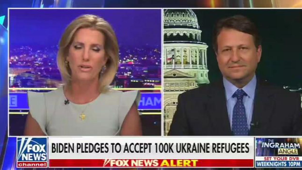 Fox News guest argues there is 'no reason whatsoever’ for Ukrainian refugees to come to America