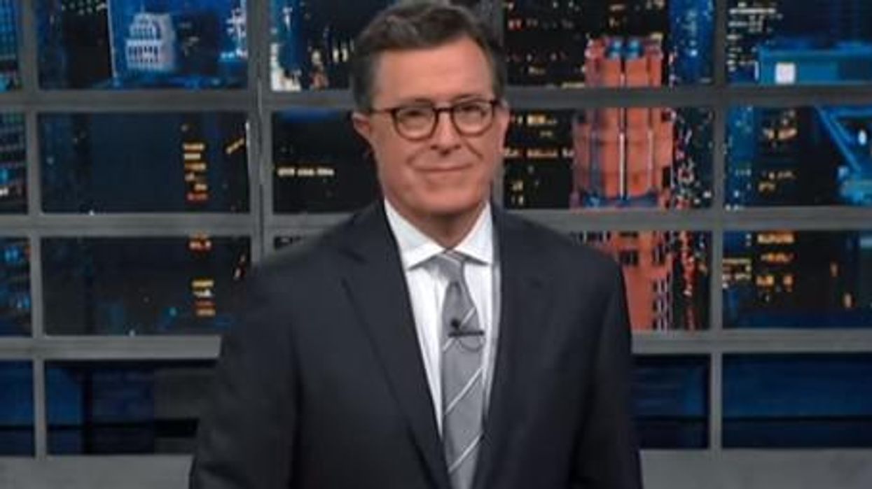 Watch: Stephen Colbert slams CBS News over the controversial hiring of Mick Mulvaney