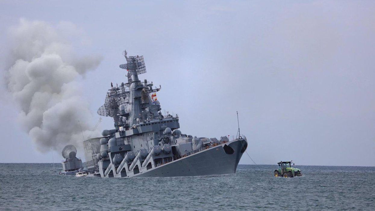 Ukraine sinks Russian Navy's flagship