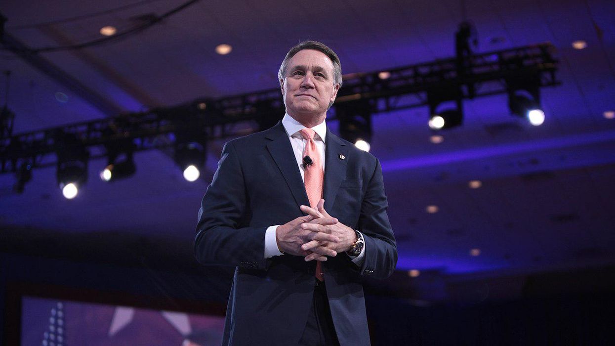David Perdue is campaigning on Donald Trump's Big Lie. Senate Republicans are unimpressed