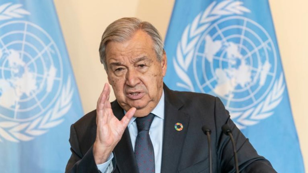 'Grotesque greed' of oil companies 'destroying our only home': UN chief