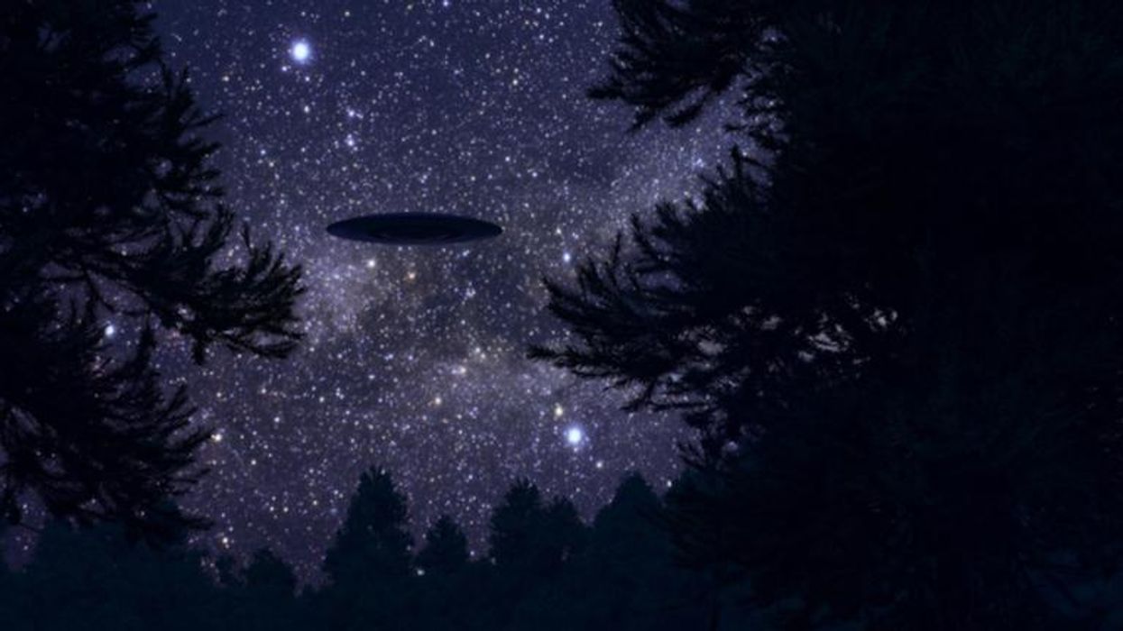 Scientists are reviewing Cold War-era nighttime photographs for evidence of extraterrestrial life