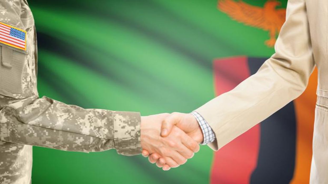 The United States is extending its military into Zambia