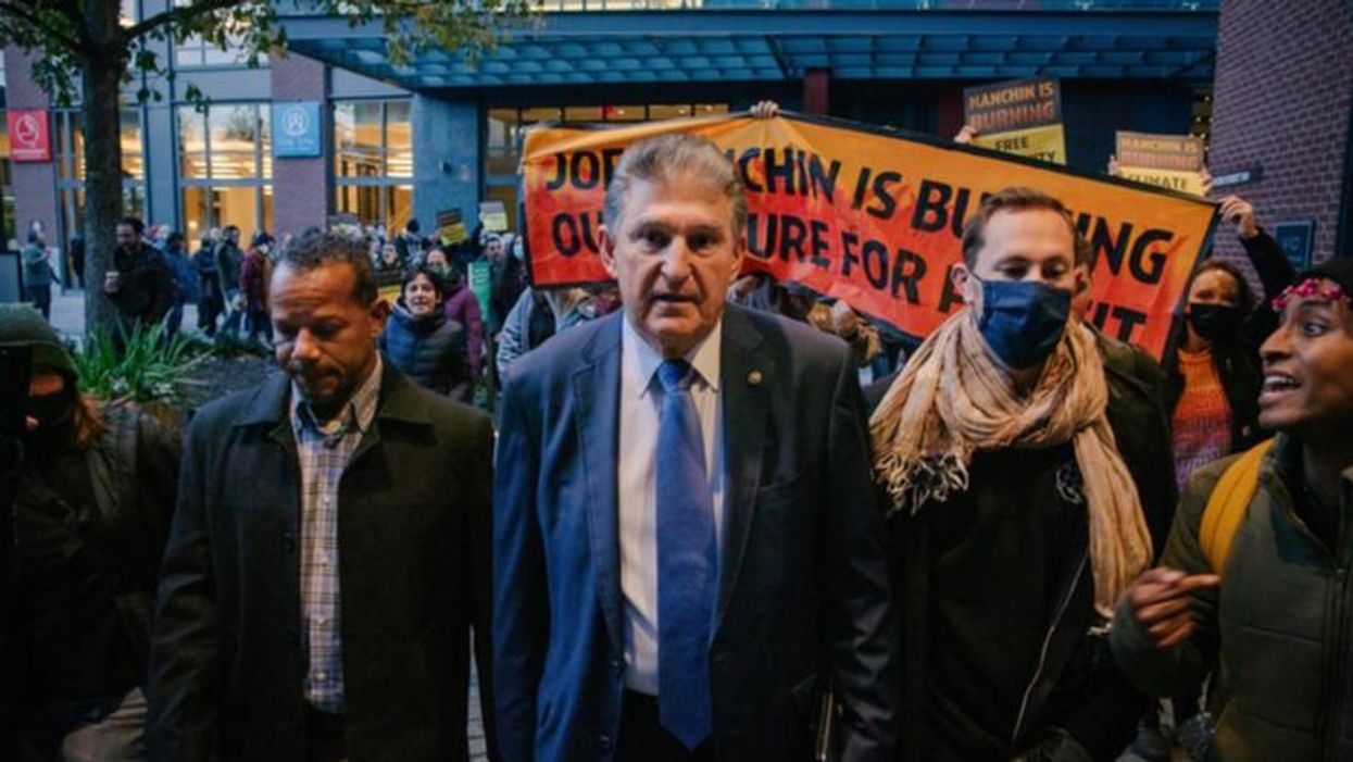 'His legacy is climate destruction': Joe Manchin is consigning humanity to misery
