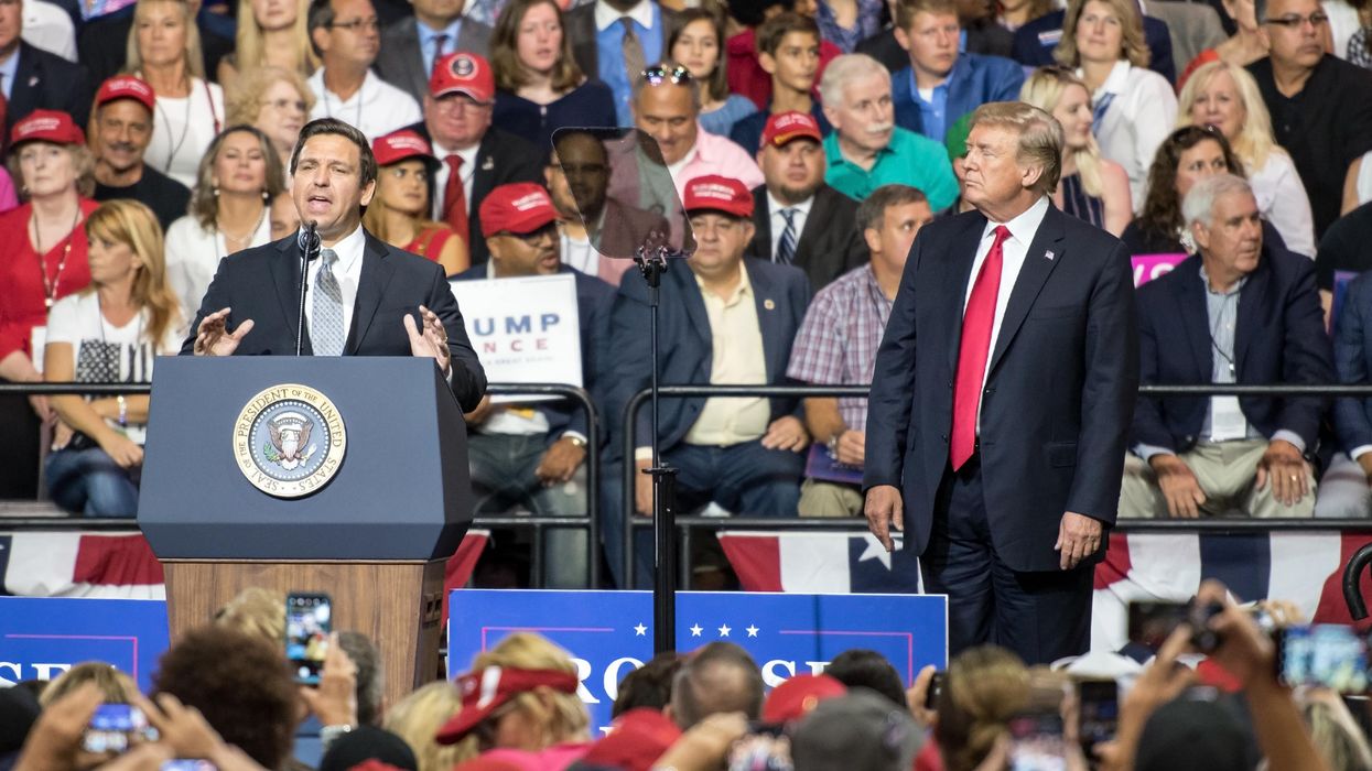 Fact checkers rebuff Trump’s claim of stopping a 2018 'steal' for Ron DeSantis