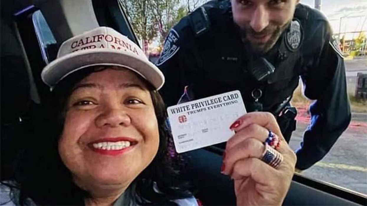 After waving 'White Privilege' card, woman gets out of traffic stop