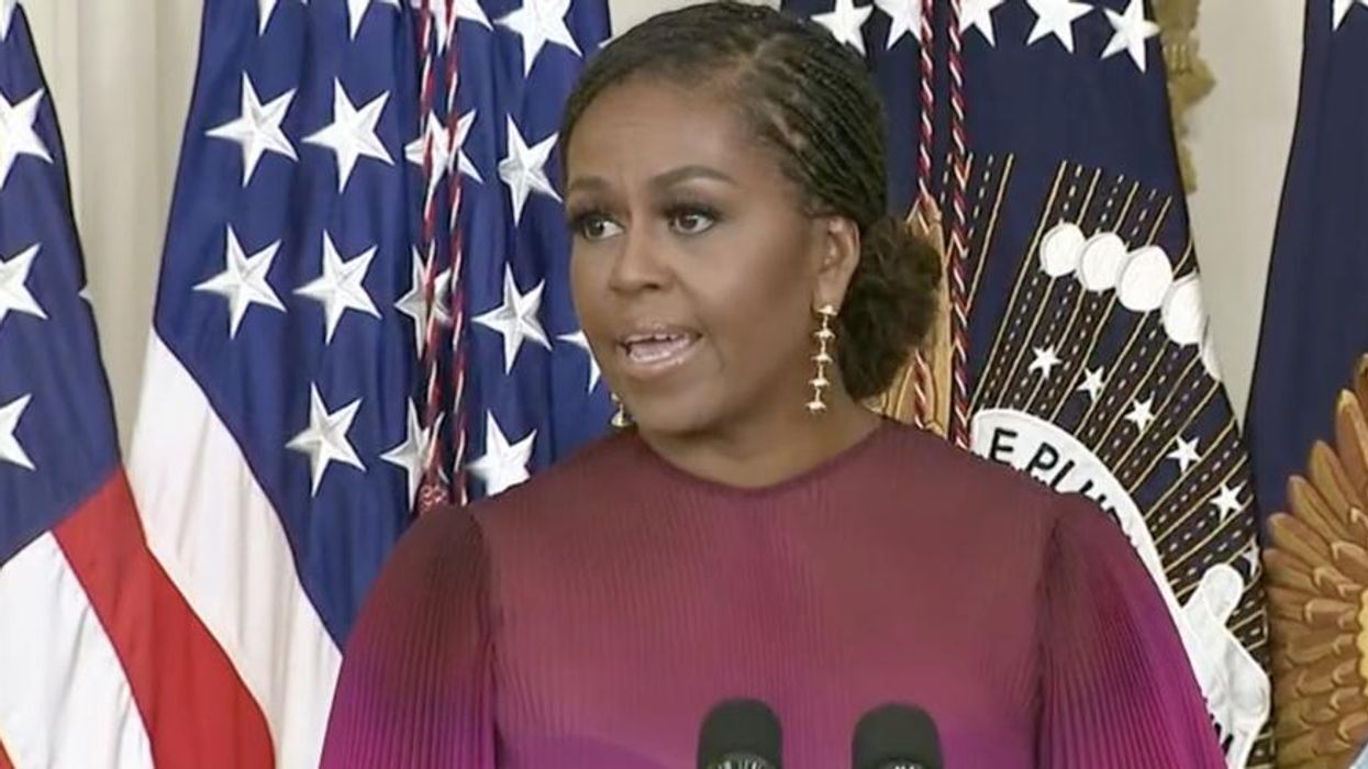'Once our time is up, we move on': Michelle Obama swipes at Donald Trump