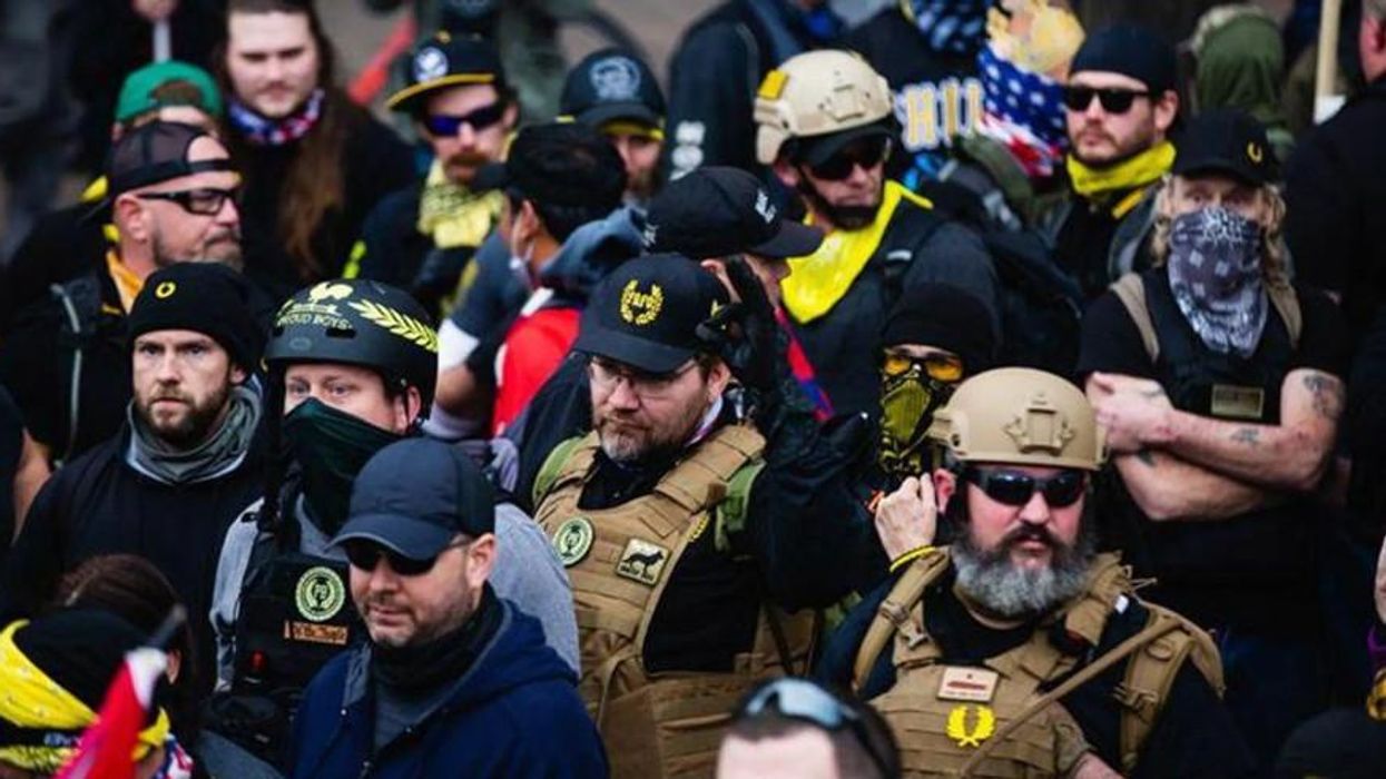 Watch: Nazis and Proud Boys clash with anti-fascists outside Texas church hosting drag queen bingo