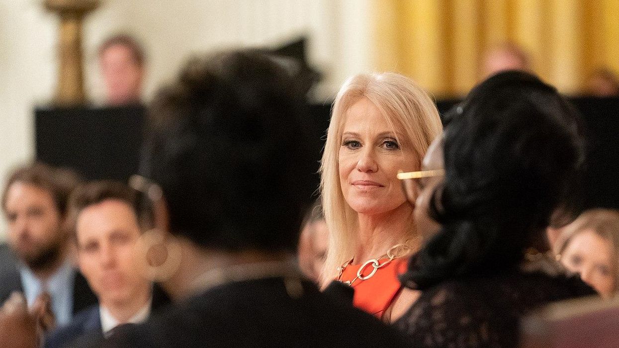 ‘You gaslighting cartoon’: Kellyanne Conway brutally mocked for conflating opioid deaths with marijuana