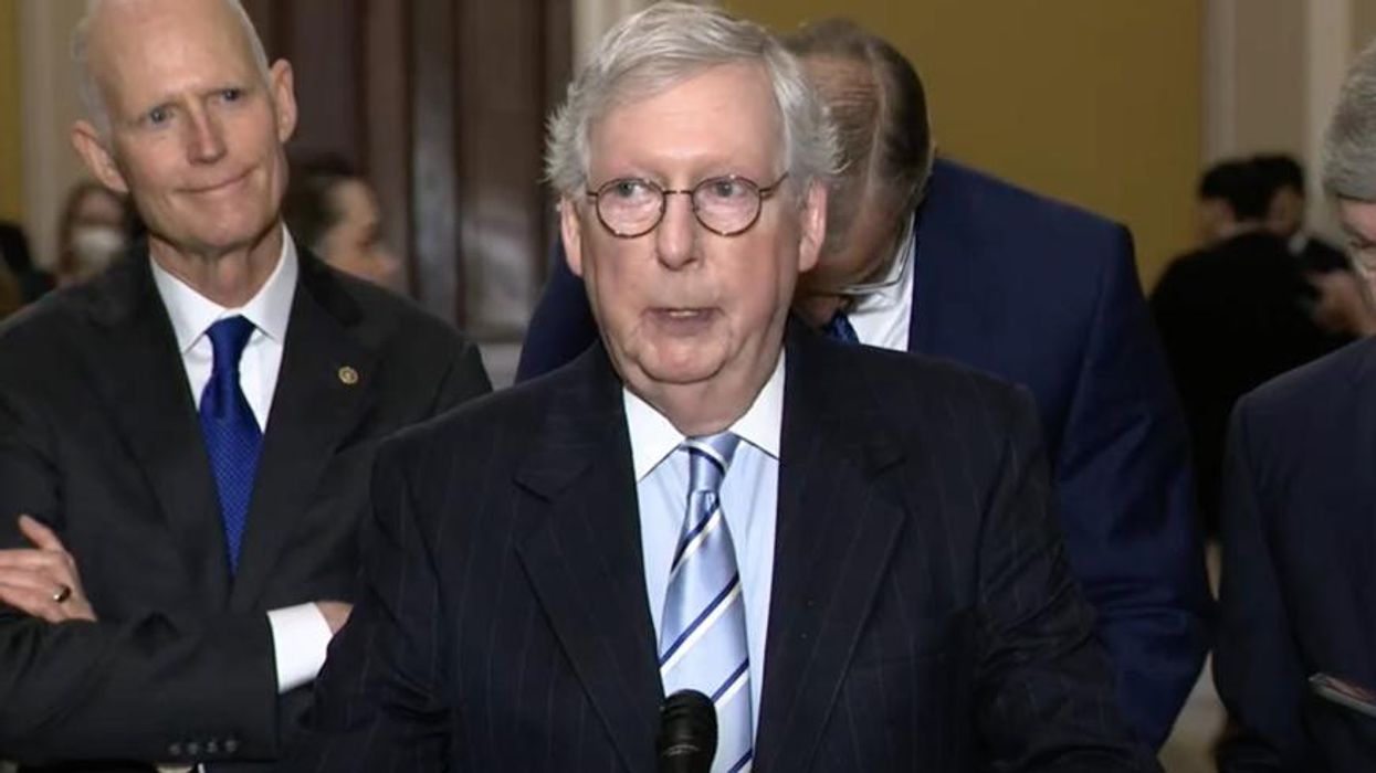 Watch: Mitch McConnell again refuses to say that he will not support Donald Trump in 2024