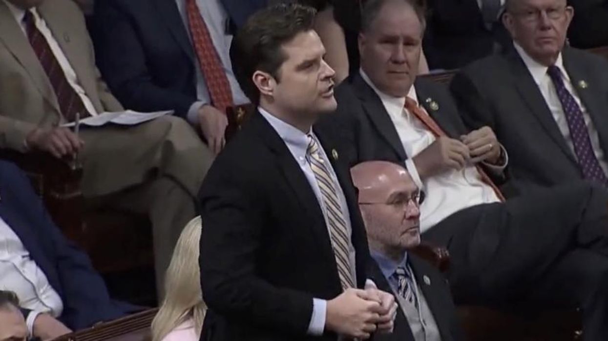 Matt Gaetz threatens Kevin McCarthy with a 'straitjacket' and then votes for Donald Trump for House speaker