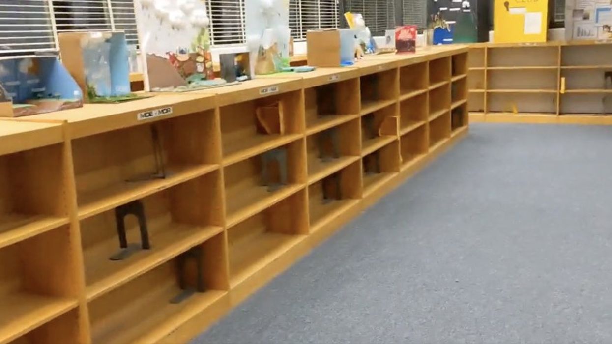 Florida teacher who posted empty library shelves fired day after DeSantis claimed it was a 'fake narrative'