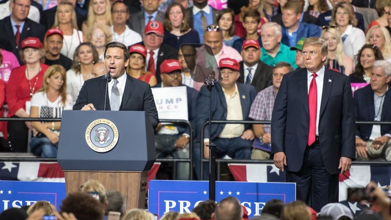 Donald Trump and Ron DeSantis: Two peas in a white nationalist pod