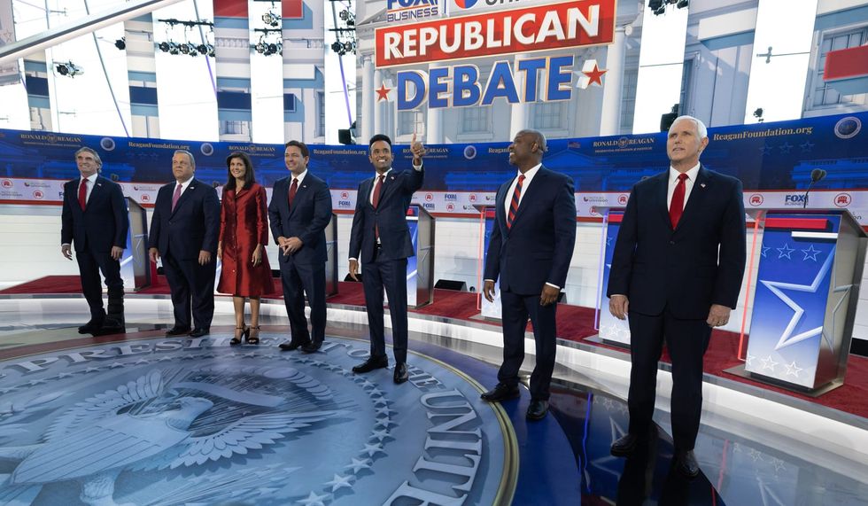 At GOP debate, presidential candidates bash union bosses, sympathize with striking workers