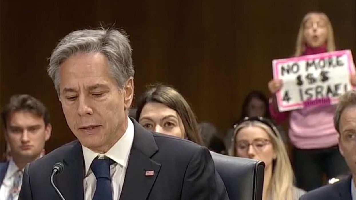 'Cease fire now!' Blinken testimony repeatedly interrupted by protesters against military aid to Israel