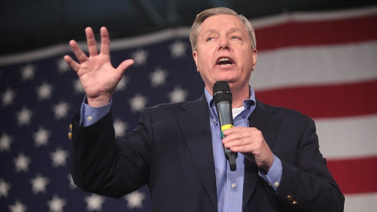 'He is right!' Lindsey Graham melts down when asked about Trump 'parroting Adolf Hitler'