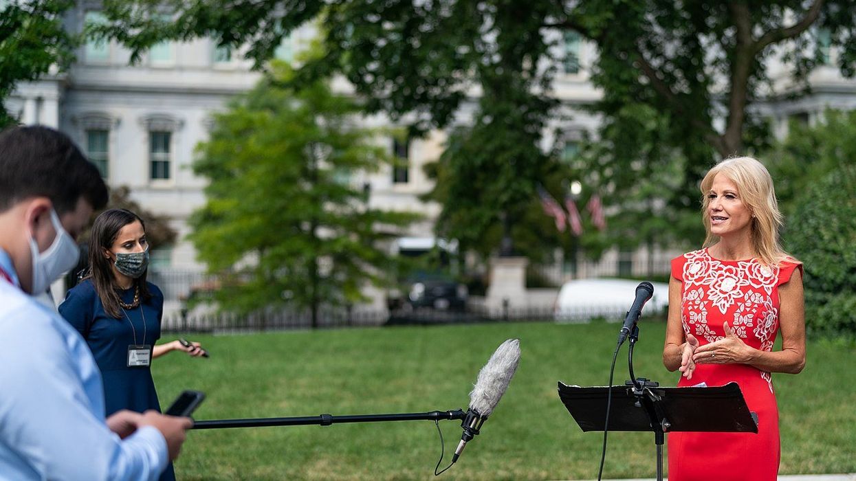 Kellyanne Conway is acting like she hopes to be Trump’s running mate
