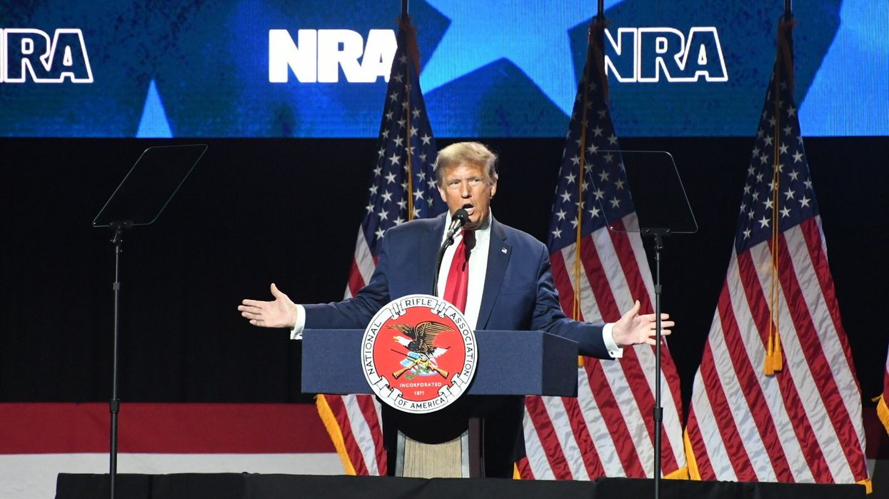 Trump tells NRA faithful in Pennsylvania ‘no one will lay a finger on your firearms’