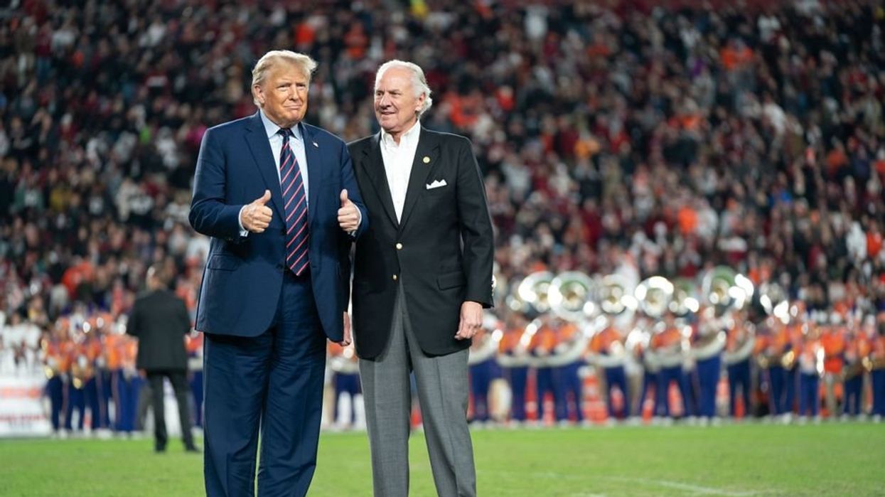 'Don't gaslight me': Fans decry Trump’s SC football appearance as a ‘terrible look’