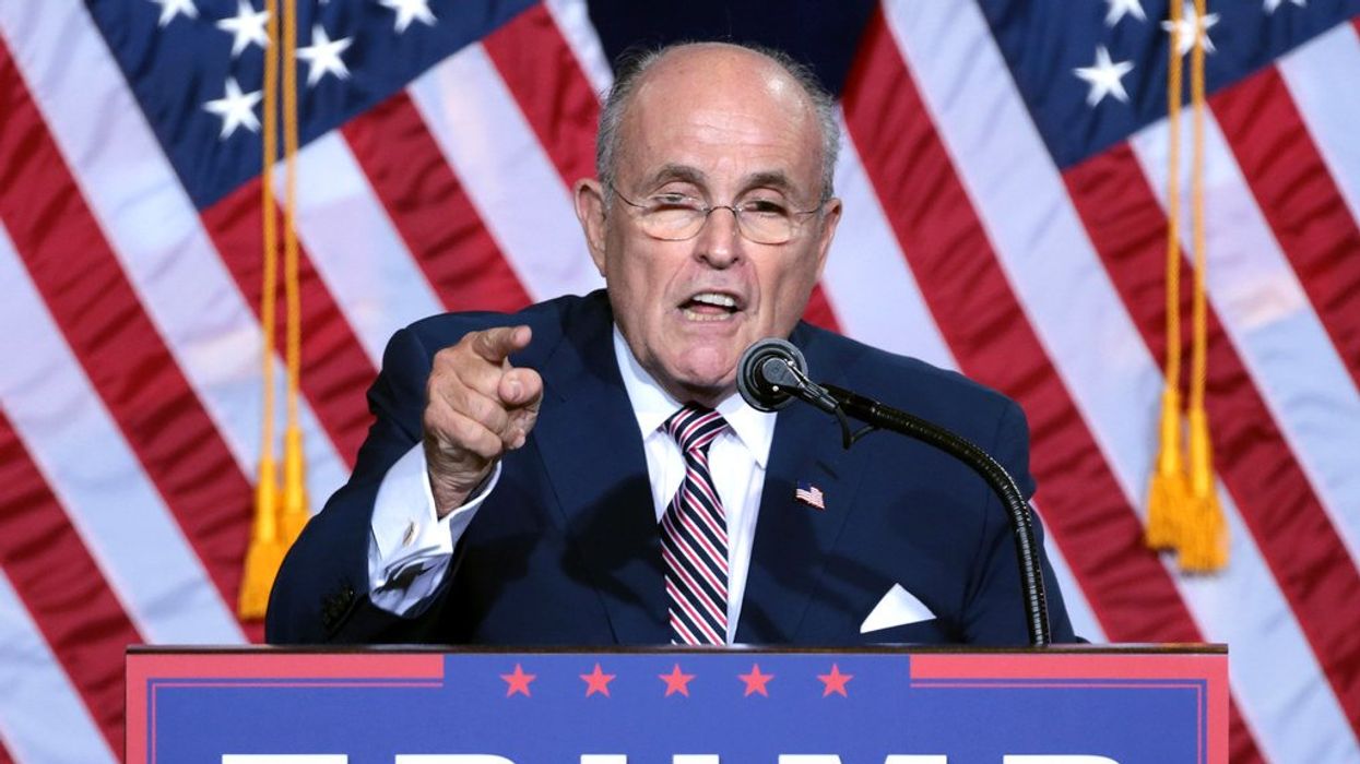 'Fake news alert': Rudy Giuliani denies reports indictment 'interrupted' his party
