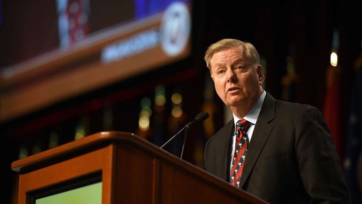 Lindsey Graham hammered for leaping to defense of MAGA staffer who posted Nazi language
