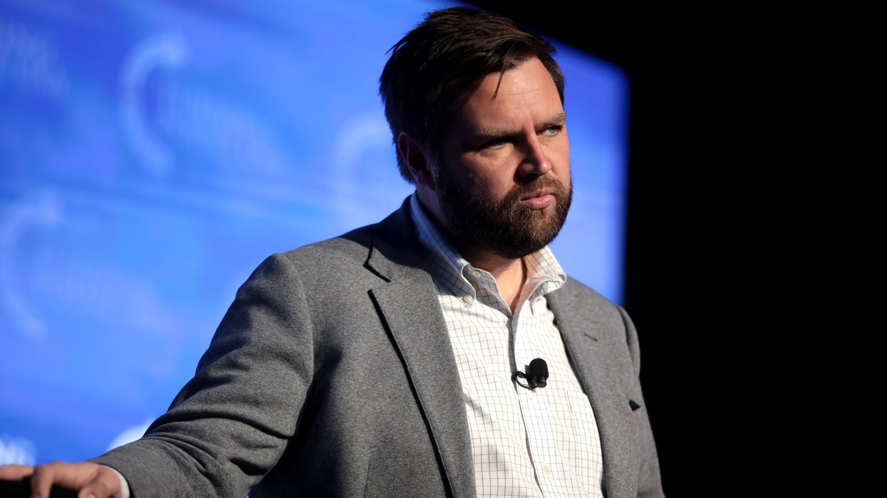 'Hide behind that sofa': Dem lawmaker gets big applause for JD Vance jab at Harris rally