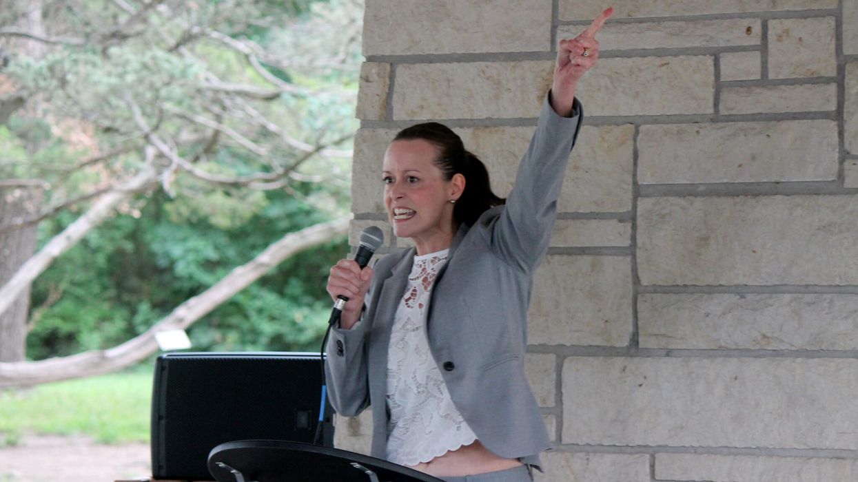 Kansas women rally adjacent to Vance fundraiser with vulnerable plea