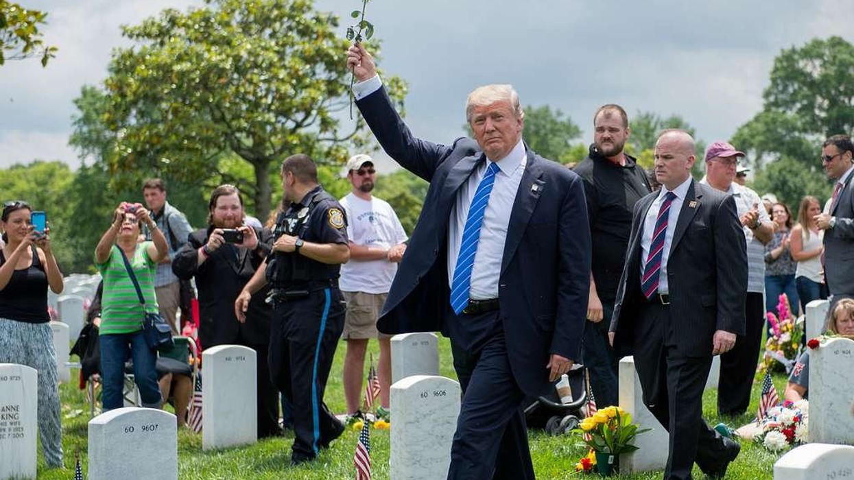 Imagine if a Democrat did what Trump did at Arlington